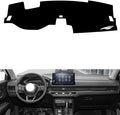 leather dashboard cover Compatible with HONDA Breeze (HUD,audio 2023，dash cover（black）
