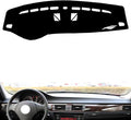 leather dashboard cover Compatible with BMW M3 (NO navigation) 2005-2013，dash cover（black）
