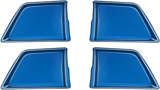 HAISASLLAY Car Inner Door Handle Bowl Cover Trim Compatible with Toyota New 4Runner 6th Gen. 2025 2026+, ABS Scratch Protector, Interior Accessories 4PCS, Blue