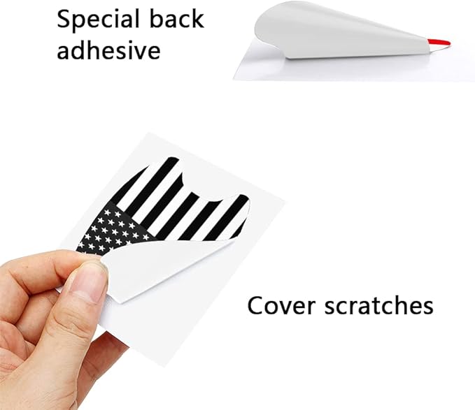 HAOBO 4PCS Car Door Handle Cup Scratch Protectors, Anti-Scratch Vehicle Protective Film, Exterior Accessories Universal for Most Cars