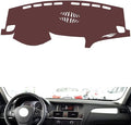 Leather Dashboard Cover Compatible with BMW X4 (NO HUD 2014-2016，Dash Cover, Non-Slip Dash Cover, Dash mat Dashboard Cover, Interior Dash Covers