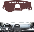 Leather Dashboard Cover Compatible with Buick Encore 2013-2015,Dash Board Cover mat Anti-Slip Sun-Proof and dust-Proof(Brown)