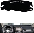 leather dashboard cover Compatible with Mitsubishi Outlander 2013-2021，dash cover（black）