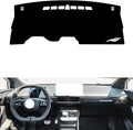 leather dashboard cover Compatible with MG MG4 EV，dash cover（black）