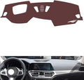 Leather Dashboard Cover Compatible with BMW 4 Series (HUD 2021-2022，Dash Cover, Non-Slip Dash Cover, Dash mat Dashboard Cover, Interior Dash Covers
