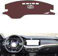 Leather Dashboard Cover Compatible with SkodaSkoda Octavia PRO (NO HUD 2021-2024，Dash Cover, Non-Slip Dash Cover, Dash mat Dashboard Cover, Interior Dash Covers