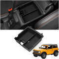 Center Console Organizer for 2025 Ford Bronco - 4 Door Full Size Ford Bronco Center Console Armrest Storage Box for Ford Bronco Accessories 2025 Upgraded Tray (Not for 2-Door & Bronco Sport)