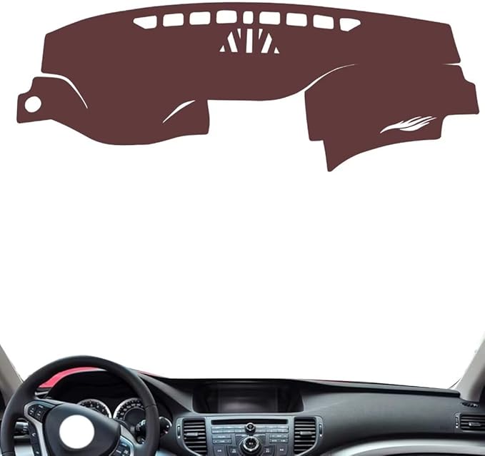 Leather Dashboard Cover Compatible with Honda Spirior 2009-2014，Dash Cover, Non-Slip Dash Cover, Dash mat Dashboard Cover, Interior Dash Covers