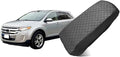 Center Console Cover Compatible with Ford Edge 2011-2014 Leather Armrest Box Cushion Cover Middle Console Pad