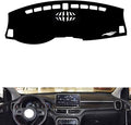 leather dashboard cover Compatible with KIA KX5 2019-2021，dash cover（black）