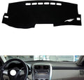 leather dashboard cover Compatible with Toyota Corolla 2007-2013，dash cover（black）