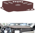 Leather Dashboard Cover Compatible with Cadillac XTS（NO HUD） 2013-2021，Dash Cover, Non-Slip Dash Cover, Dash mat Dashboard Cover, Interior Dash Covers