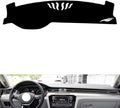 leather dashboard cover Compatible with VW CC 2019-2023，dash cover（black）