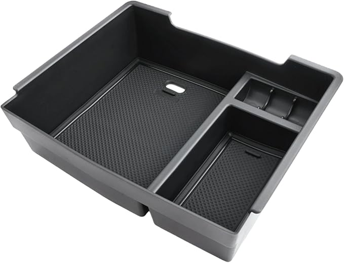 Coleya 2024 2025 2026 Tacoma Center Console Organizer for Toyota Tacoma (SR5/TRD Off-Road/TRD Sport/TRD Pro/Limited/Trailhunter), Durable ABS Plastic Armrest Tray Insert 2026 2025 Tacoma Accessories