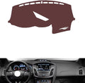 Leather Dashboard Cover Compatible with Ford New Focus ST 2013-2016，Dash Cover, Non-Slip Dash Cover, Dash mat Dashboard Cover, Interior Dash Covers