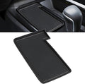 Auovo Wireless Charging Mat Compatible with 2025 2026 Toyota Camry Accessories Silicone Center Console Non-Slip Phone Charging Protective Mat Pad Interior Trim (Black Version 1)