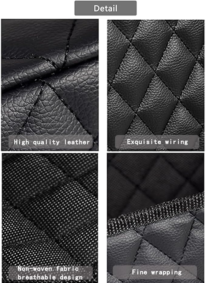 Car Purse Holder - PU Leather Net Pocket Between Seats Organizer - Large Capacity Bag