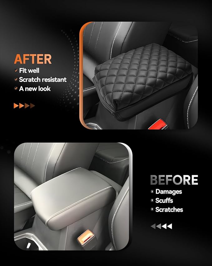 CDEFG for Volkswagen Taos 2022-2025 2026 Center Console Cover Armrest Box Cover for VW Taos (S, SE, SEL) Accessories Console Arm Rest Protector