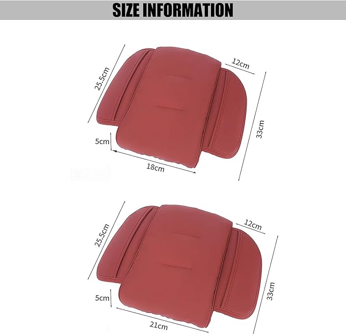 for Corvette C7 Stingray/C7 Grand Sport/C7 Z06 2013-2019 Center Console Protector Pad Car Armrest Cushion PU Leather Waterproof Centre Console Armrest Cover,F-33 * 18cm