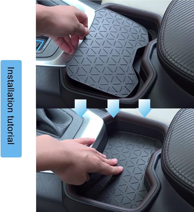 RAV4 Coasters Storage Tray Cup Holder Tray Center Console Storage Tray Compatible with Toyota 2023 RAV4 Accessories 2023 2022 2021 2020 2019 Cup Holder Cover for RAV4