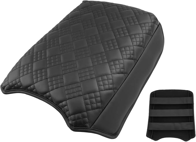 Armrest Cover for 2025-2026 Nissan Armada (SV/SL/Platinum/Pro-4X/Platinum Reserve) Nissan Armada Accessories Center Console Cover Arm Rest Protector Middle Lid Pad Protector PU Leather,Non-Slip