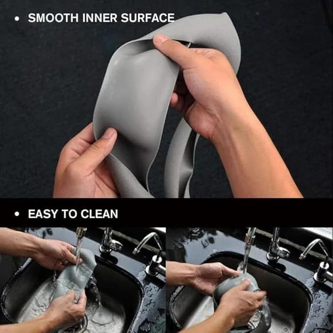 Car Steering Wheel Protective Cover, Silicone Steering Wheel Cover Grip, Cool Non-Slip Thin Steering Wheel Protector, Stretchy, Silent, Fits 13/14/15/16 inch Wheels (Black)