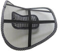 Relaxing Car Seat Lumbar Support Cushion Pad Mesh Back Massager for Office Chairs Cars and Home Use Enhanced Air Circulation for Comfort Black