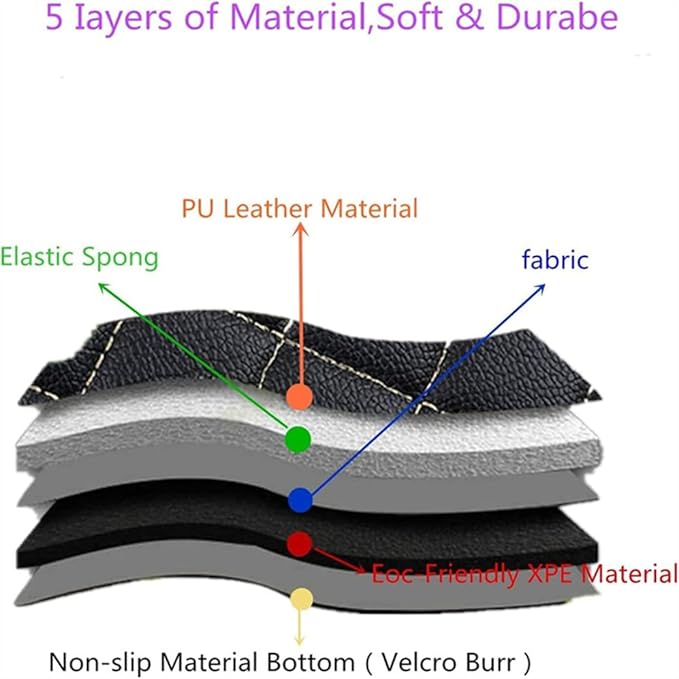 Custom Car Mats All Weather Fit Automotive Floor Mats PU Leather Protector Mat for Most Sedan, SUV, Truck Floor Mats (Black and Gray Side)