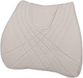 Car Pillow Car Headrest Pillow Set Sewing Leather Lumbar Waist Support Memory Foam Fit for Seat Neck Protctive Cushion Accessories Car Neck Pillow(F)