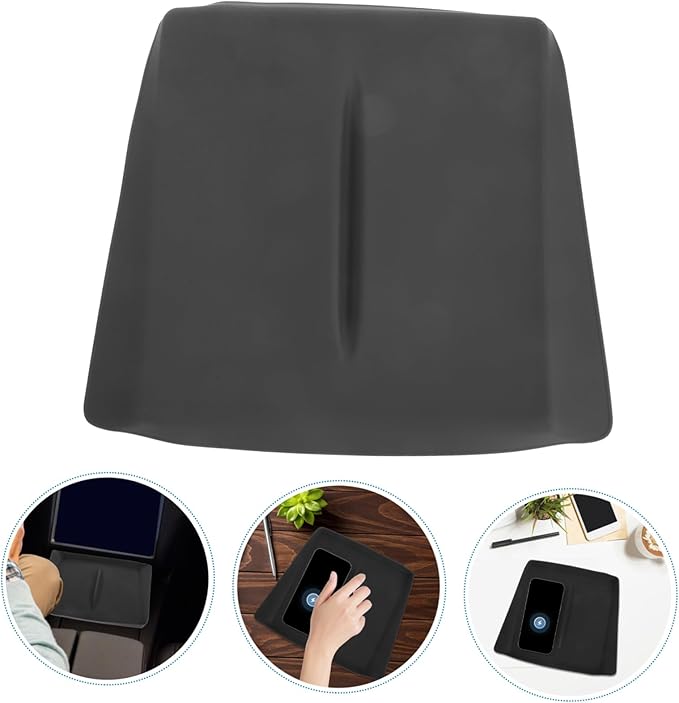 Dashboard Cordless Charging Mat Skid Console Pad for Model Y Elegant Design Easy Cordless Charging Fit for Car Interior Accessories