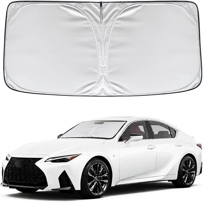 KAYZT Windshield Sun Shade for 2021-2026 Le-xus is Foldable Sunshade Front Window Custom Fit Car Accessories