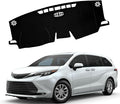 Dashboard Mat Cover for Toyota Sienna 2021-2025 Nonslip Center Console Sunshield Glare UV Rays Protector Accessories