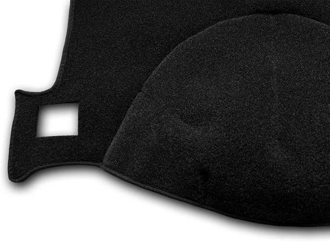 Dash Cover Mat Fit for 2007-2014 GMC Yukon Sierra SLT Denali,2007-2013 Chevy Chevrolet Silverado 1500 2500HD 3500HD LTZ/Avalanche/Suburban,07-14 Tahoe, Dashboard Carpet Pad (Black)