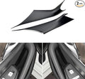 Yumfugu Pack-2 Automobile Side Door Handle Covers, ABS Door Pull Handle Protectors, Car Armrest Pads - Compatible with BMW New 5 Series (Black)