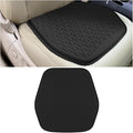 Gel Car Seat Cushion, Soft Cooling Honeycomb Non-Slip Vehicle Seat Bottom Mat for Long Sitting, Breathable Automotive Interior Chair Pad to Reduce Sweat, Universal for Truck SUV RV (Black)