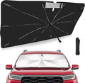 2025 Upgrade Windshield Sun Shade Umbrella Custom Fit for Honda Pilot 2023 2024 2025 Foldable UV Protection Car Cover, Emergency Rain Shield & Dashboard Protector - Durable Auto Accessory