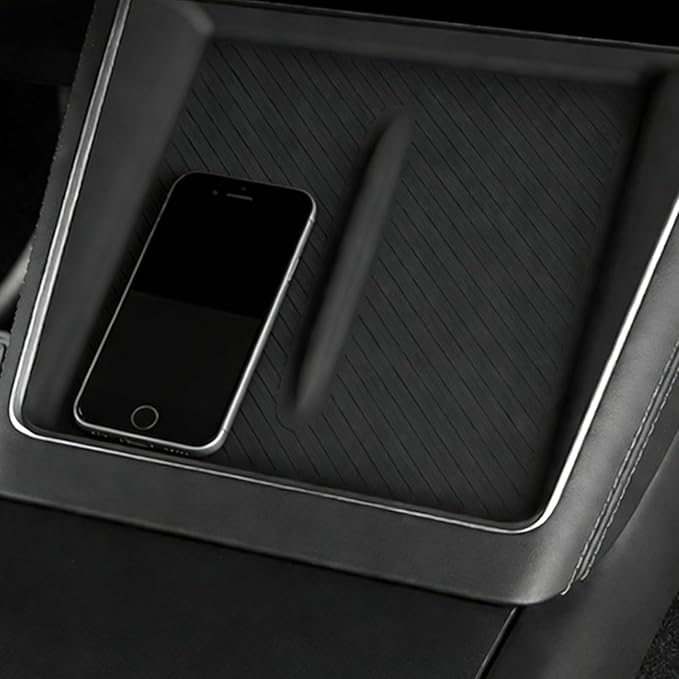 Premium Silicone Wireless Charging Pad Designed for Latest Generation Y Center Console Slip and Heat Regulati
