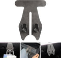 NHHEO Car Hook for Co-Pilot Glovebox, Universal Vehicle Glove Box Organizer for Umbrella Handbag Coat(Gray)