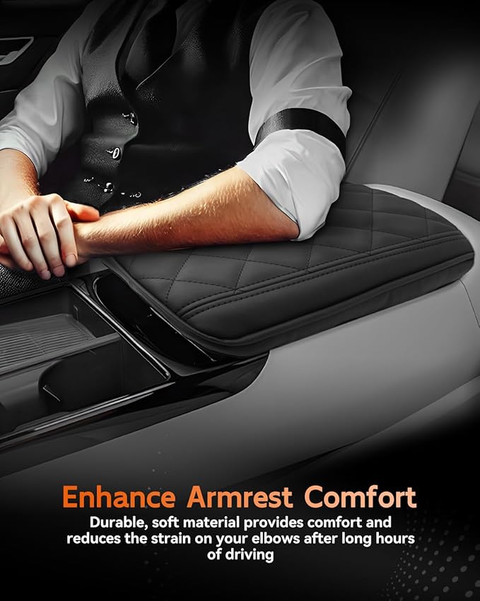 CDEFG for 2025 2026 Hyundai Tucson Center Console Cover Armrest Cover for Tucson (SE, SEL, SEL Convenience, XRT, Limited) 2025+ Accessories Arm Rest Protector Only Fit Electronic