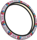 African America Black Neoprene Steering Wheel Covers Women Men Car Accessories, Universal 15 Inch Fit Auto, Suvs, Truck