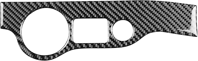 NVCNX Real Premium Carbon Fiber for Chrysler 300 Accessories 2015-2023 2016 2017 2018 2019 2020 2021 2022 S/C/Limited/Touring Car Dash Headlight Switch Panel Cover Interior Trim Sticker Decal 1PC