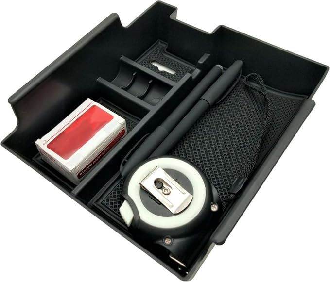 JOJOMARK Compatible with Ford Explorer 2012 2013 2014 2015 2016 2017 2018 2019 Center Console Tray Organizer, Armrest Secondary Storage Box