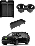 2026 Passport Center Console Organizer for Honda Passport 2026 Accessories Cup Holder & Center & Central Console Organizer Compatible with 2026 Honda Passport RTL/TrailSport/TrailSport Elite(3PCS)