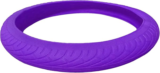Universal Purple Steering Wheel Cover：13.5 to 15 Inches Stretchable Silicone Anti Skid Steering Wheel Protector Fit for Most Car Models Including Round D Shape or Special Shape