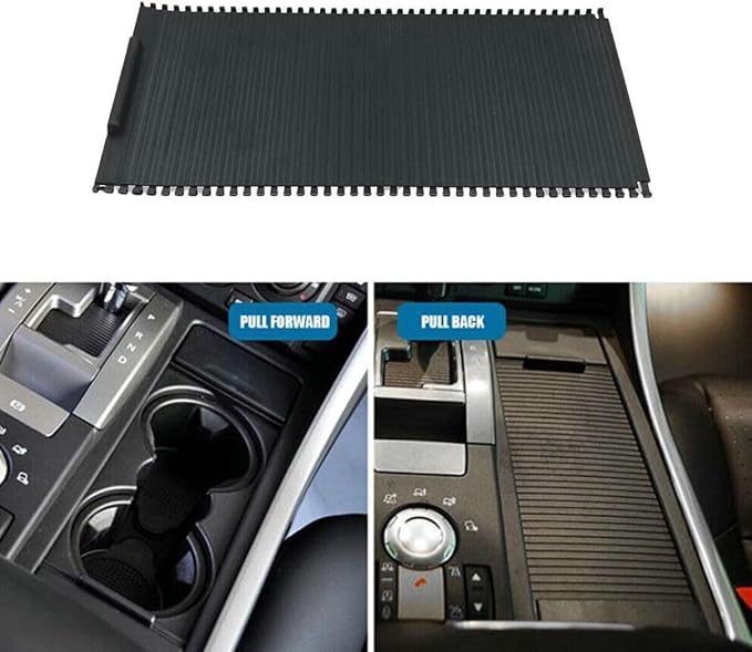 Center Console Cup Holder Cover Sliding Roller Blind for Range Rover Sport 2005 2006 2007 2008 2009