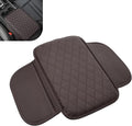 Center Console Cover, Microfiber Leather Arm Rest Cover Cushion with 2 Storage Bags, Middle Console Protective Cover, Car Accessories for Women, Universal for Trucks, Cars, SUVs (Brown)