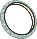Maltese Floral Universal Fit Steering Wheel Cover for Car, Truck, and SUV, Durable Steering Wheel Protection