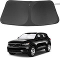 Windshield Sun Shade Custom Fit for 2019-2024 2025 2026 Volvo XC40 Accessories Foldable Sunshade Sun Blocker Protect Car from Sun Rays & Heat Damage Keep Car Cooler