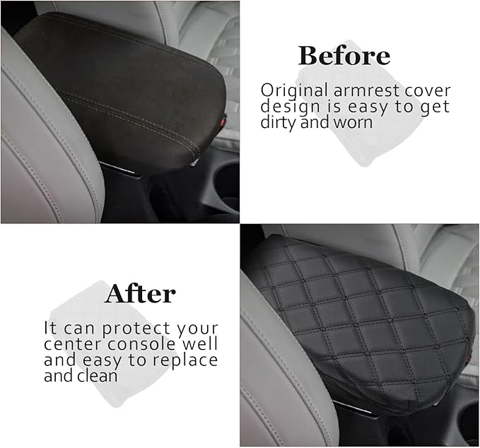 SKTU for 2021 2022 2023 2024 2025 2026 Kia Seltos Armrest Cover 2023 2024 2025 2026 Seltos Accessories Armrest Pad 2024 2025 2026 Seltos Seat Box Pad 2024 2025 2026 Seltos Center Console Cover
