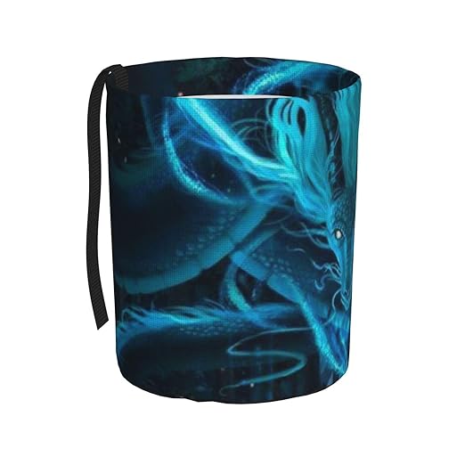 Blue Dragon Car Trash Can Leak Proof Hanging Waterproof Garbage Can Multipurpose Trash Bin for Car SUV Front Seat Headrest Collapsible and Portable Storage Pocket